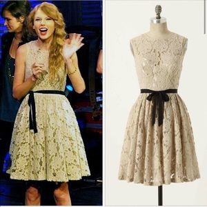 Anthropologie Spinning Lace Dress